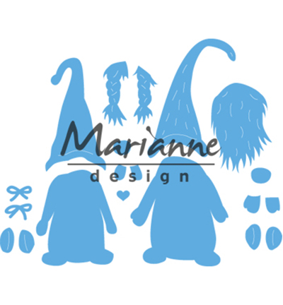 LR0554 - Marianne Design - Tomte gnome - Gnome, Fées
