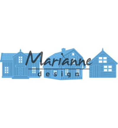 LR0555 - Marianne Design - Scandinavian houses (set of 3) - Maison, vie