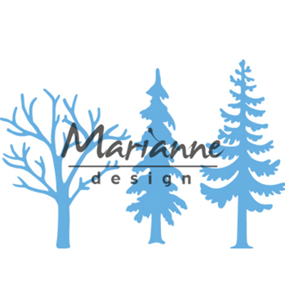 LR0556 - Marianne Design - Forest trees (set of 3) - Arbres, Plantes