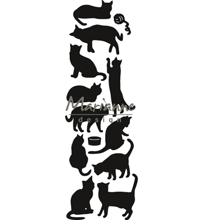 CR1451 - Marianne Design - Punch die: Cats - Animaux