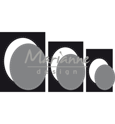 CR1467 - Marianne Design - Basic passe-partouts Ovals - Formes de base