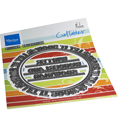 CR1600 - Marianne Design - Let it snow circle by Marleen - Textes