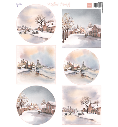 MB0204 - Marianne Design - Mattie's Mooiste Ice skating - Mattie