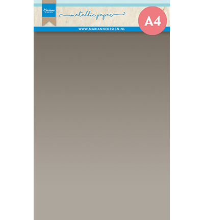 CA3172 - Marianne Design - Metallic paper, Silver - Metallic Paper