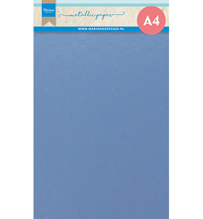 CA3176 - Marianne Design - Metallic paper, Light Blue - Metallic Paper