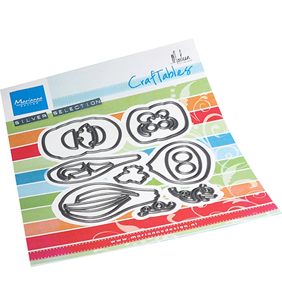 CR1608 - Marianne Design - Pumpkins by Marleen - Automne, Halloween