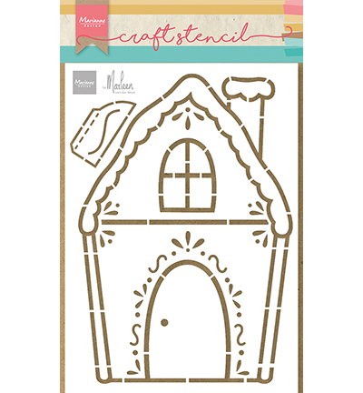 PS8132 - Marianne Design - Gingerbread house by Marleen - Noël, l'hiver