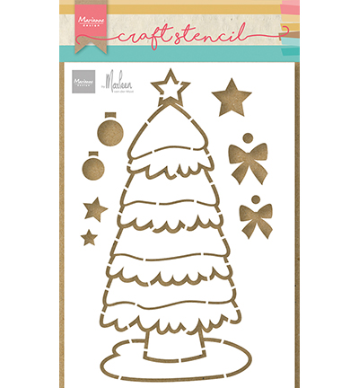PS8133 - Marianne Design - Christmas tree by Marleen - Noël, l'hiver
