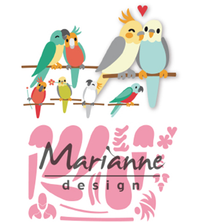 COL1465 - Marianne Design - Eline's birds - Animaux