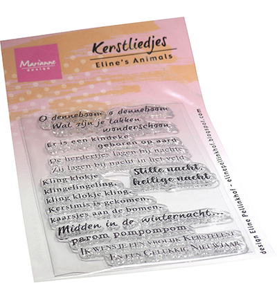 EC0197 - Marianne Design - Eline's Animals - Kerstliedjes - Textes