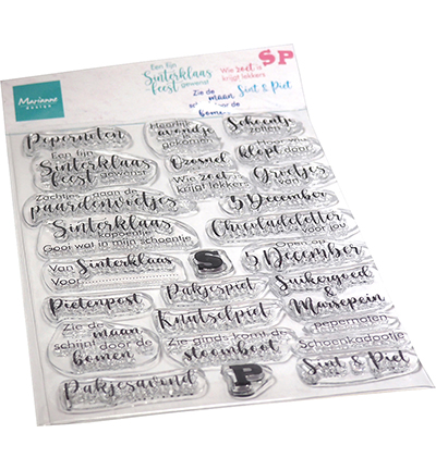 CS1113 - Marianne Design - Sinterklaasliedjes enzo - Sint, Piet