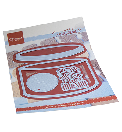 LR0804 - Marianne Design - Cookie jar - Creatables