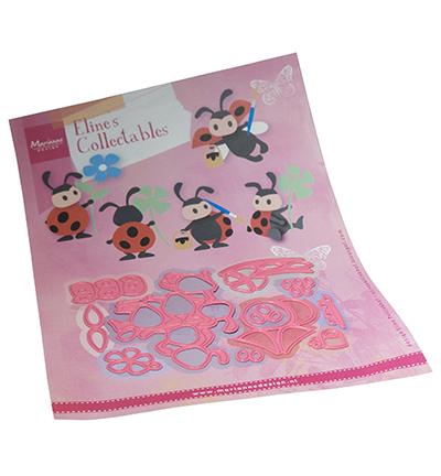 COL1525 - Marianne Design - Eline's Ladybugs - Papillons, insectes