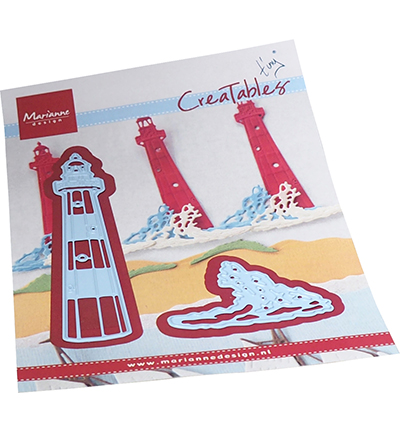 LR0808 - Marianne Design - Tiny's Lighthouse & surf - Mer / plage