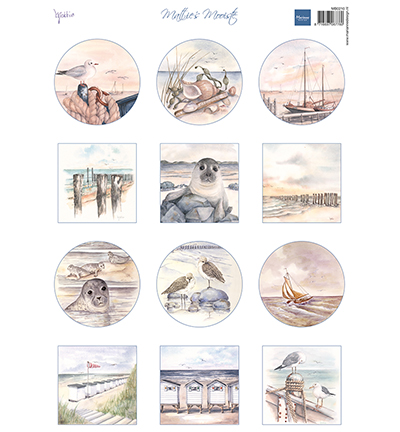 MB0210 - Marianne Design - Mattie's mini's - Beach - Mattie