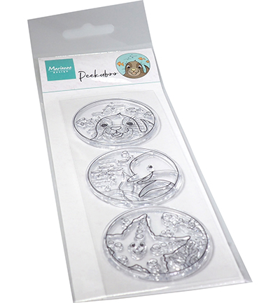 CS1131 - Marianne Design - Hetty's Peek-a-boo Ocean - La mer / plage