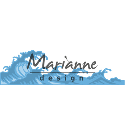 LR0600 - Marianne Design - Waves - Mer / plage