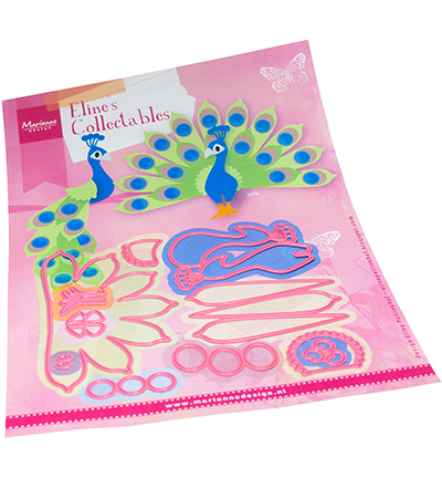 COL1530 - Marianne Design - Eline's peacock - Animaux
