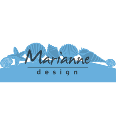 LR0601 - Marianne Design - Sea shells border - Mer / plage