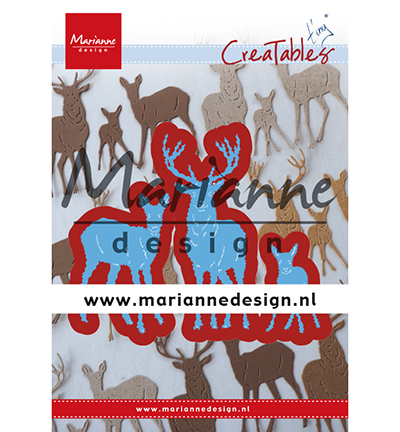 LR0615 - Marianne Design - Tiny's Deer Family - Animaux