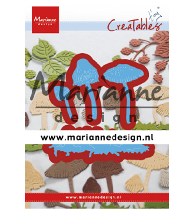 LR0623 - Marianne Design - Tiny's Mushrooms - Fleurs