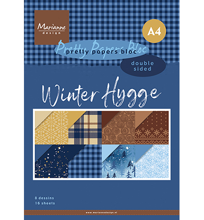 PK9184 - Marianne Design - Winter Hygge - Pretty Papers Blocks