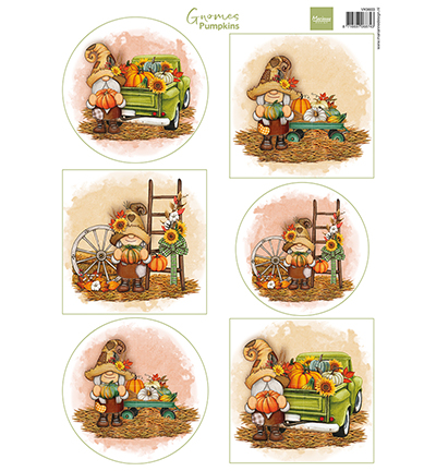 VK9603 - Marianne Design - Gnomes - Pumpkins - 