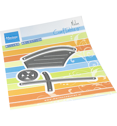 CR1634 - Marianne Design - Wheelbarrow by Marleen - Jardin