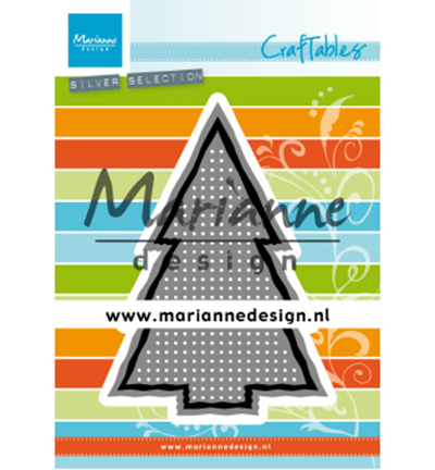 CR1481 - Marianne Design - Cross Stitch Christmas Tree - 