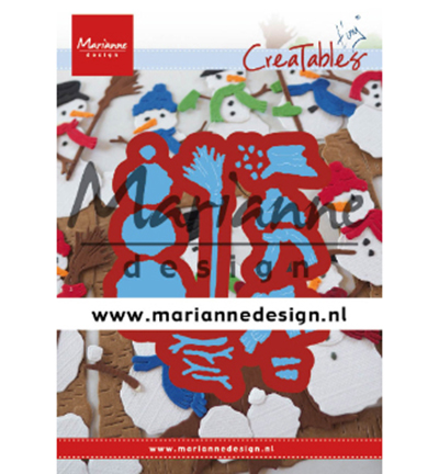 LR0631 - Marianne Design - Tiny's Frosty snowmen - Noël, hiver