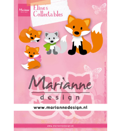 COL1474 - Marianne Design - Eline's Cute Fox - Animaux