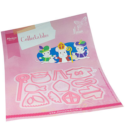 COL1536 - Marianne Design - Sint & Piet accessories by Marleen - Sint, Piet