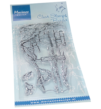 TC0920 - Marianne Design - Tiny's Border - Bird feeding - Jardin