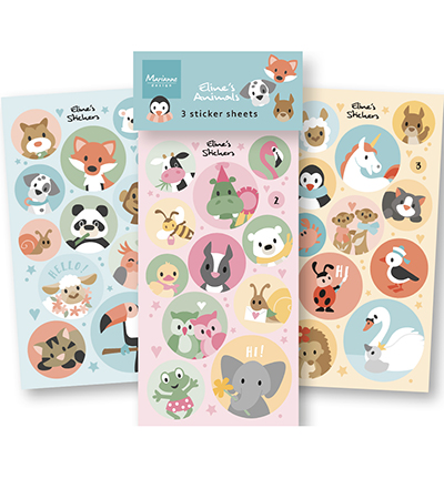 CA3190 - Marianne Design - Eline's Animals - Animaux