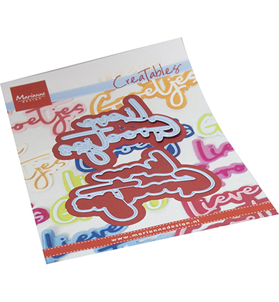 LR0842 - Marianne Design - Lieve Groetjes - Textes