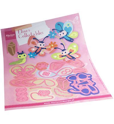 COL1538 - Marianne Design - Eline's Butterfly Family - Papillons, insectes