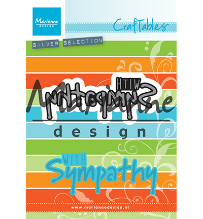 CR1315 - Marianne Design - With sympathy - Textes