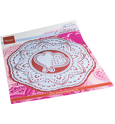 LR0852 - Marianne Design - Anja's elegant circle with hearts - Armour