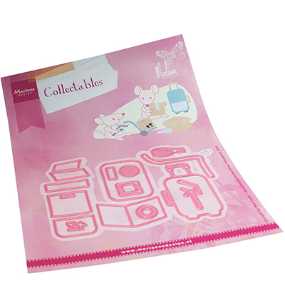 COL1541 - Marianne Design - Moving Accessories by Marleen - Déménagement