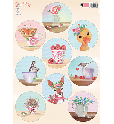 EWK1299 - Marianne Design - Sensibility - Summer Circles 7 cm - Els(EWK)