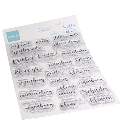 CS1166 - Marianne Design - Kleurige groetjes - Textes