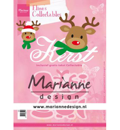 COL1476 - Marianne Design - Eline's Rendier Kerst - Noël, hiver