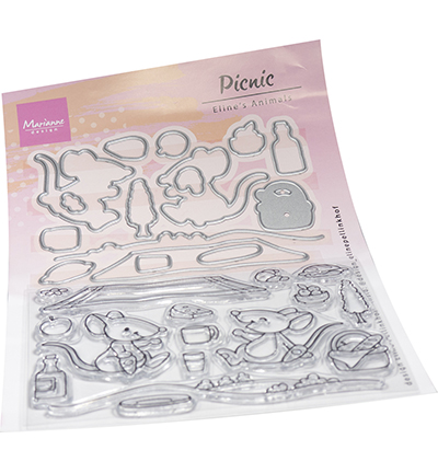 EC0202 - Marianne Design - Eline's animals - picnic - Animaux