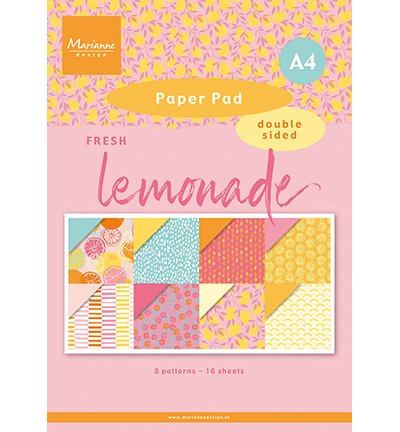 PK9190 - Marianne Design - Fresh Lemonade - A4 - Pretty Papers Blocks