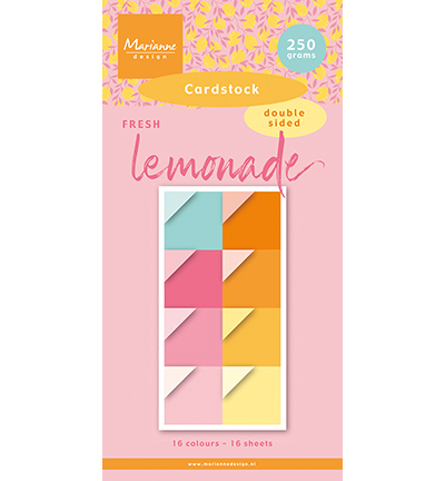 PK9191 - Marianne Design - Fresh Lemonade - Cardstock - Cardstock