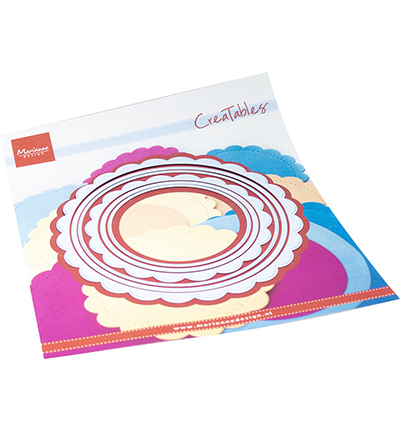 LR0868 - Marianne Design - Scalloped circles - Cercles