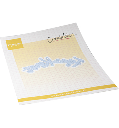 LR0874 - Marianne Design - Fijne Kerst gebogen - Textes