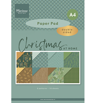 PK9192 - Marianne Design - Christmas at home - Pretty Papers Blocks