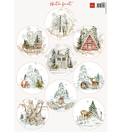 VK9614 - Marianne Design - Winter Forest - 7 cm - Général