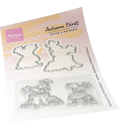 EC0203 - Marianne Design - Eline's Animals - Autumn Birds - Animaux